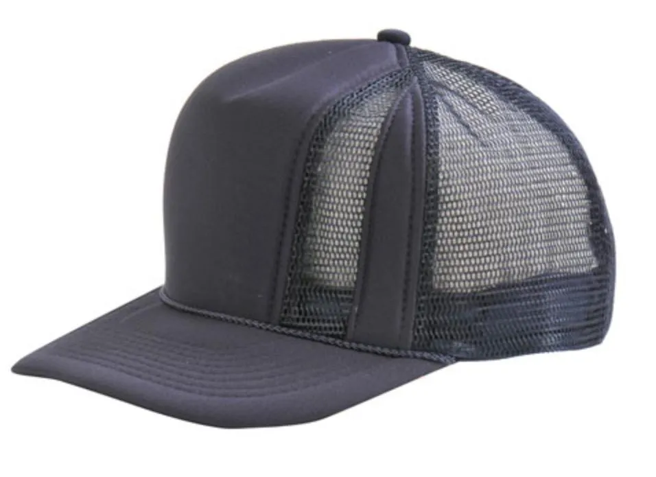 Trucker Front Mesh Blank Snapback Adjustable Hats Caps