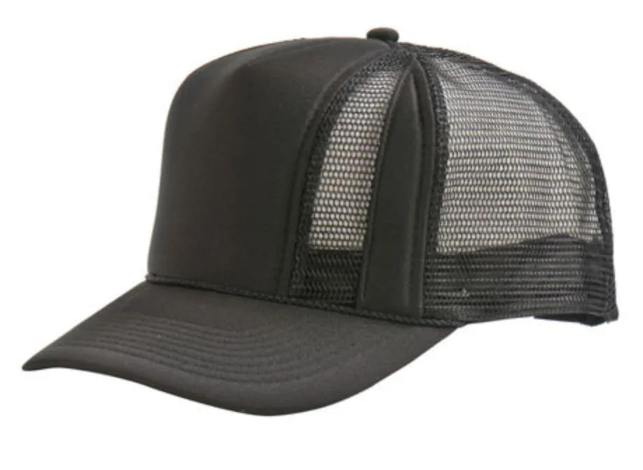 Trucker Front Mesh Blank Snapback Adjustable Hats Caps