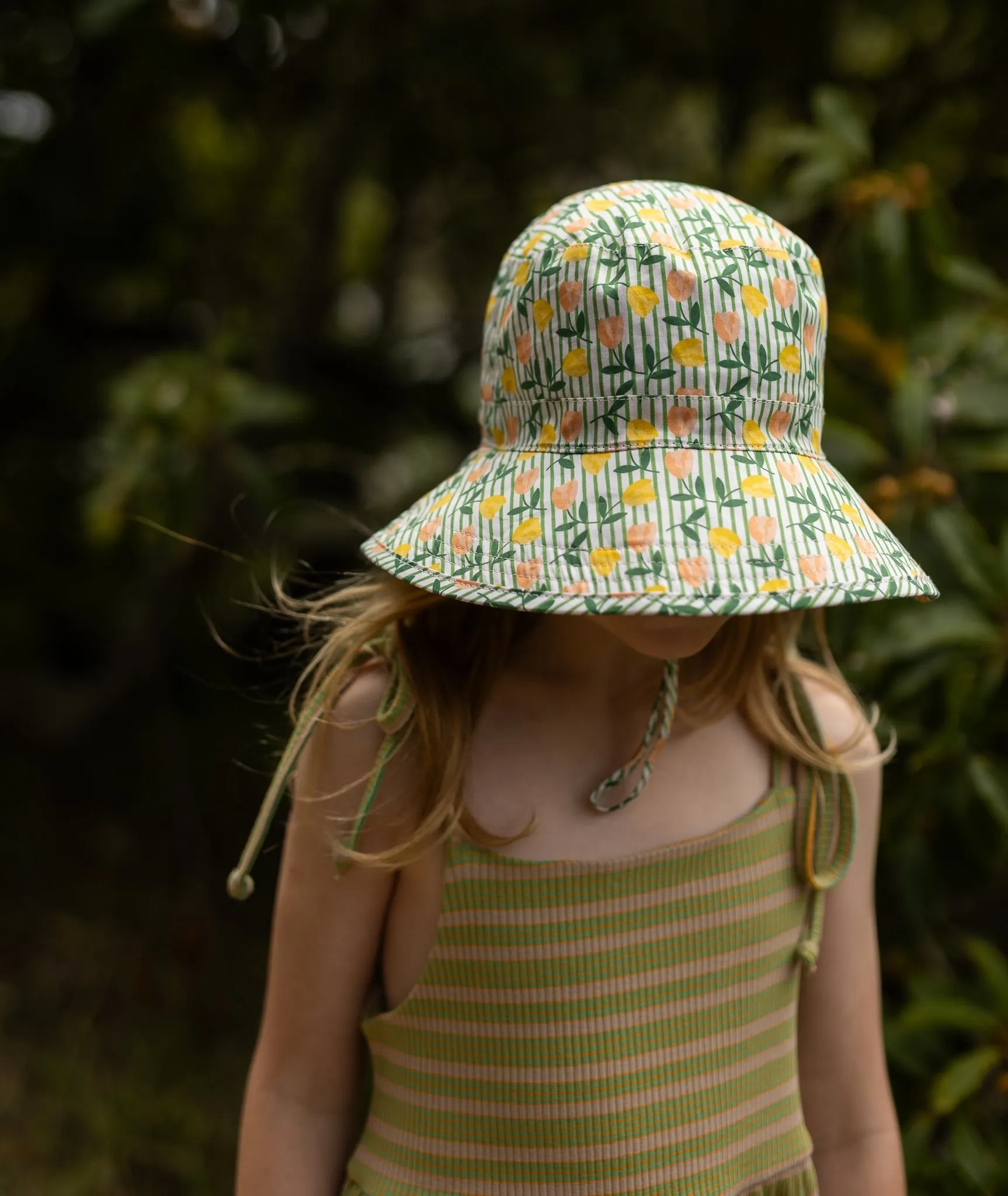 Tulip Broad Brim Bucket Hat