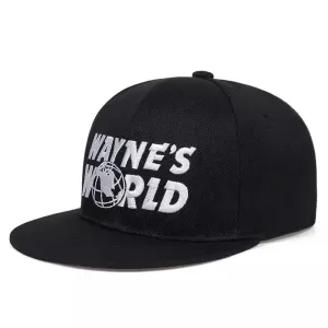 Wayne´s World Black Snapback Cap