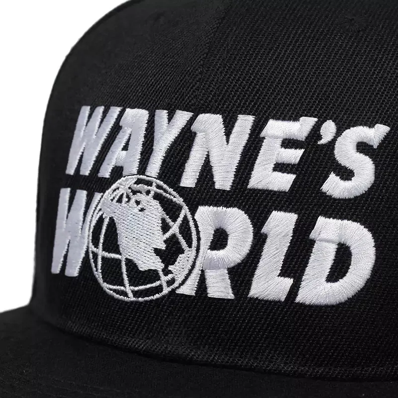 Wayne´s World Black Snapback Cap