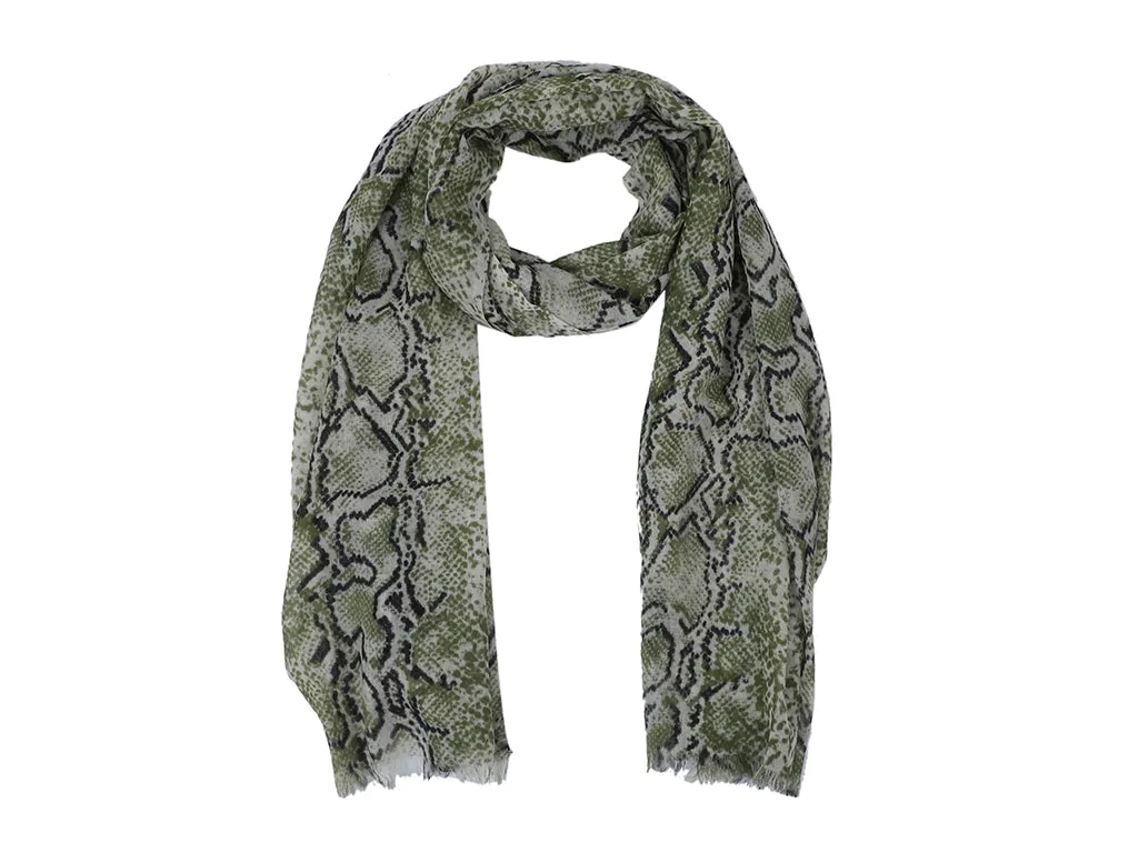 Wilderness Snake Print Scarf