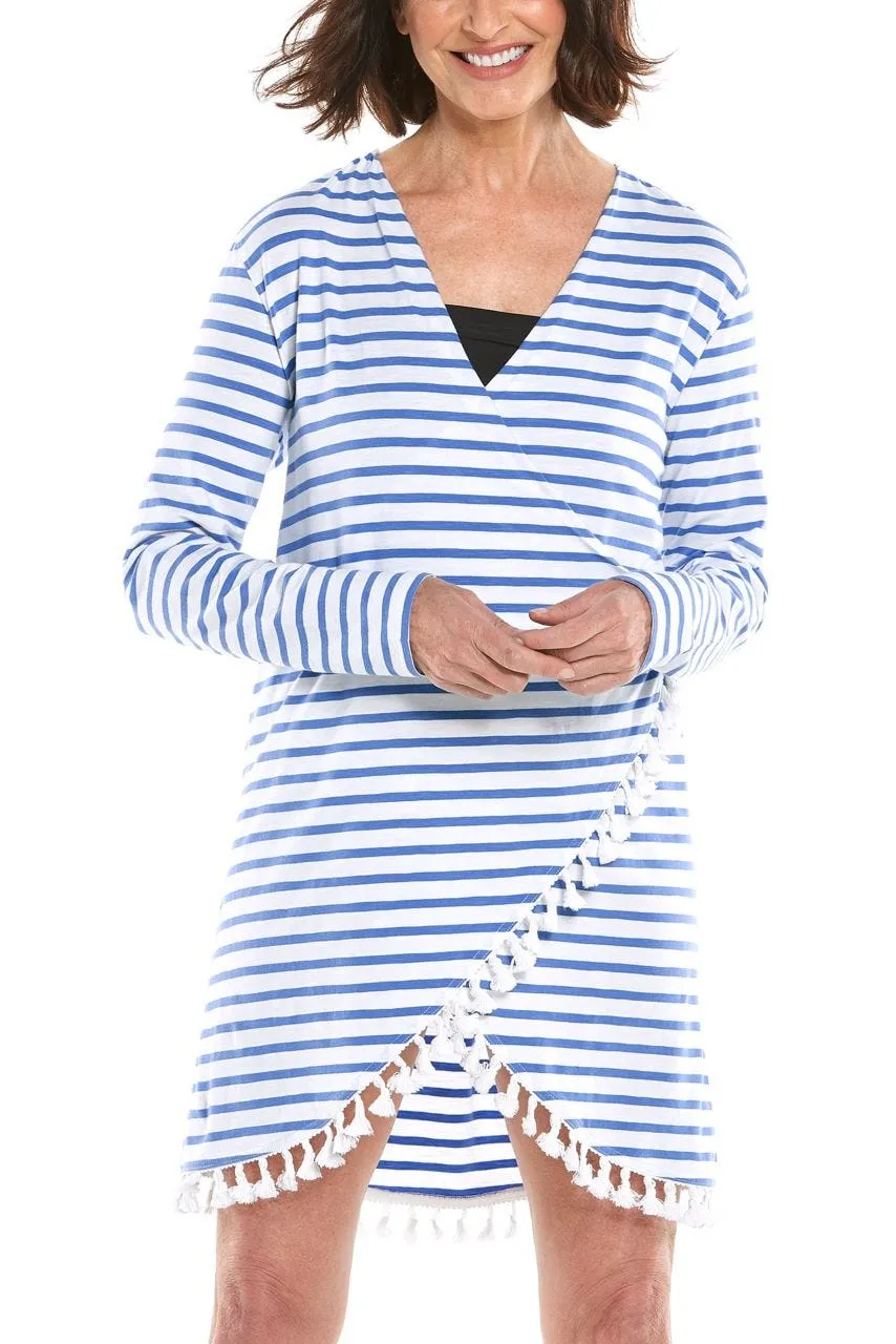 Women's San Clemente Cover-Up  |  French Blue/White