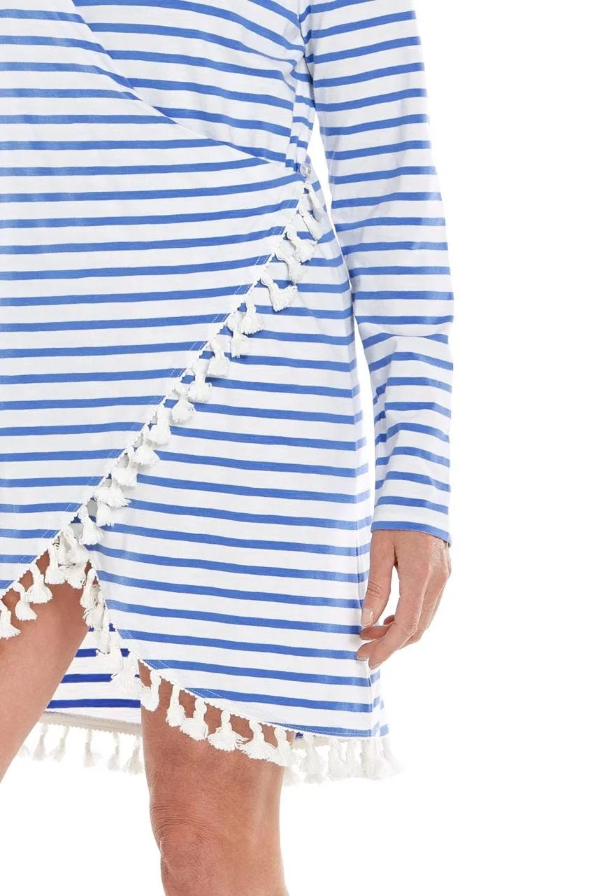 Women's San Clemente Cover-Up  |  French Blue/White